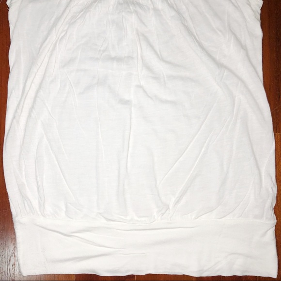 Soprano Small Women White Laces Tank Top - Picture 3 of 6